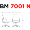 Silla secretarial 7001-N
