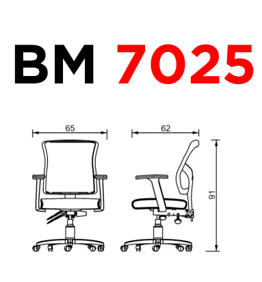 BM 7025 - FT Silla secretarial 7025
