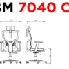 Silla ejecutiva 7040 CC