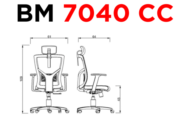 Silla ejecutiva 7040 CC