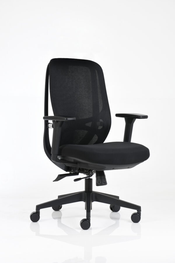 Silla oficina BM 8301 N - OM Mobiliario Silla ejecutiva 8301 N - Sin cabecera - Negra