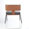 Sillón individual con respaldo tipo concha cuadrada - BM 1995