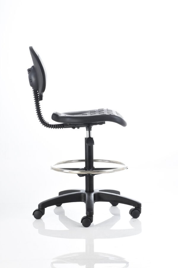 Banco alto de trabajo. BM 605 - Color negro.