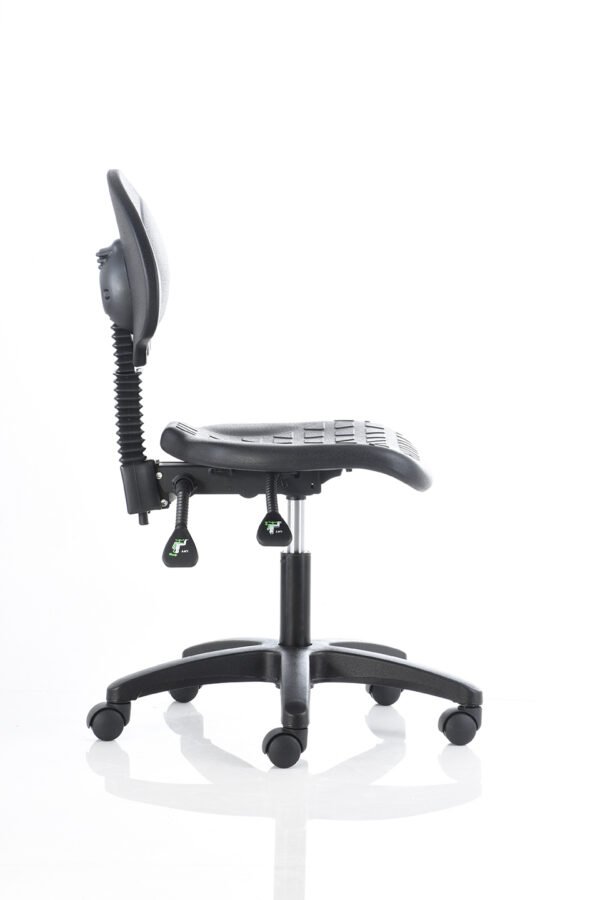 BM 606 PL - OM Mobiliario Banco industrial Banco de trabajo bajo, secretarial - Reclinable - BM 606 PL
