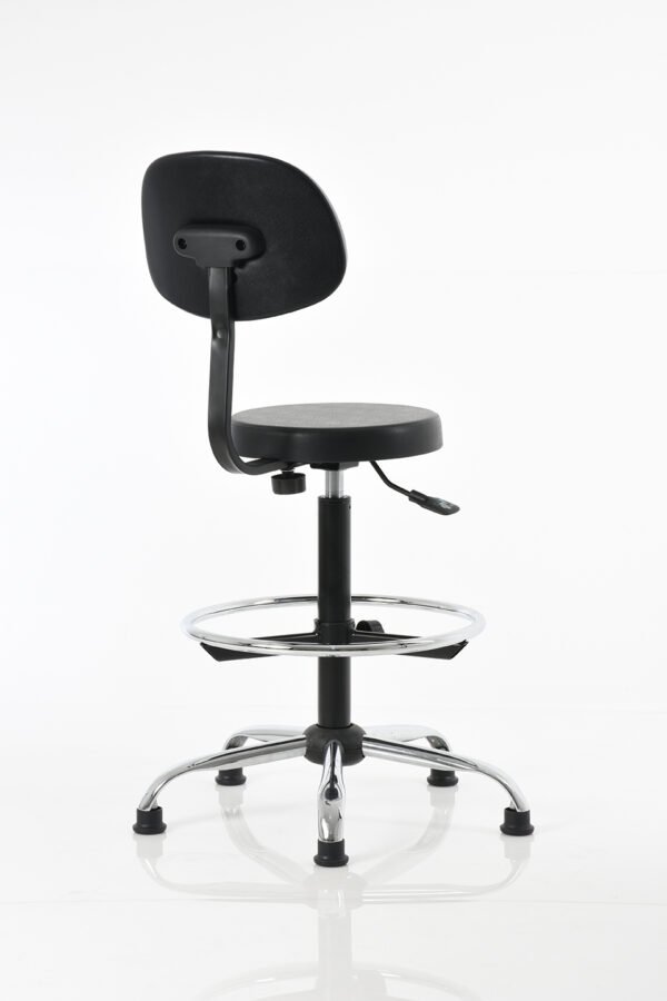 BM 616 - OM Mobiliario banco industrial Banco alto de poliuretano inyectado - BM 616