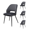 Paquete de 4 sillas de comedor - Asturias