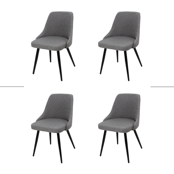 Paquete 4 sillas de comedor Trom