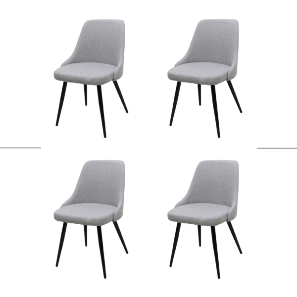 Paquete 4 sillas de comedor Trom