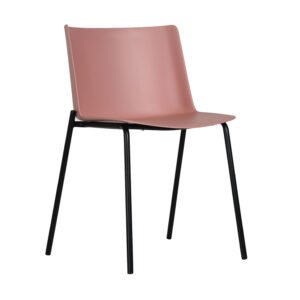 Silla Colombo - Gris/ Coral