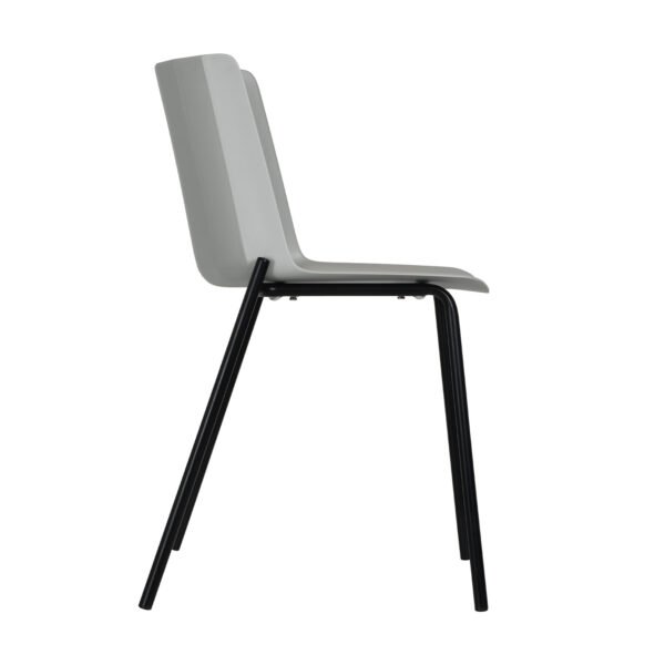SILLA-HOGAR-COLOMBO-821-GRIS-LATERAL Silla Colombo - Gris/ Coral