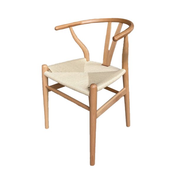 Silla de hogar madera natural
