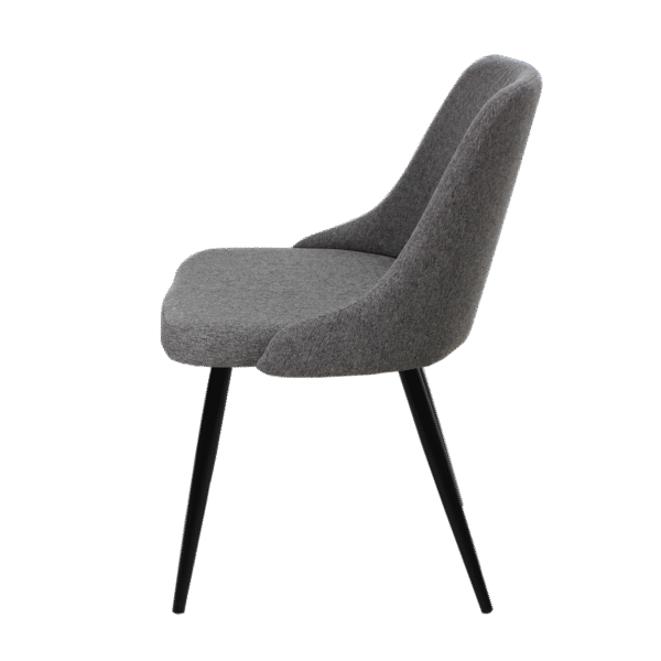 SILLA TROM_GRIS_PERFIL Silla comedor Trom