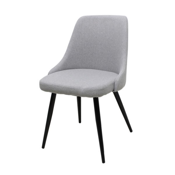 SILLA TROM Plata - OM Mobiliario Silla comedor Trom