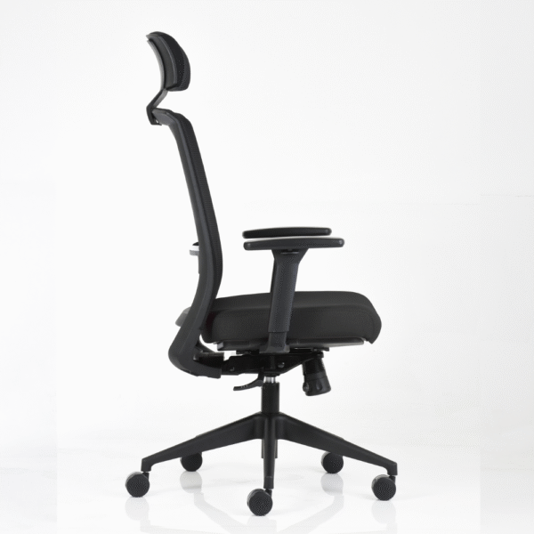 Silla ejecutiva de oficina - BM 7700 N - OM Mobiliario - Negra - 1