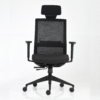 Silla ejecutiva de oficina - BM 7700 N - OM Mobiliario - Negra - 1