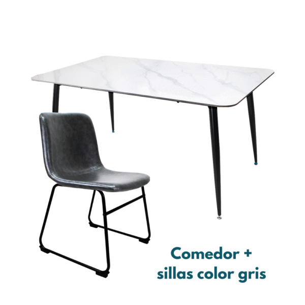 Comedor Sora + 6 o 4 Sillas Phoenix
