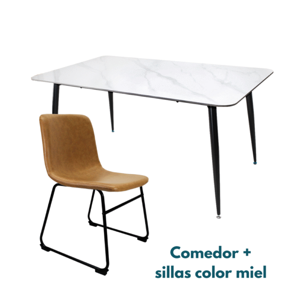 Comedor Sora + 6 o 4 Sillas Phoenix
