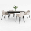 Comedor Murcia + 4 Sillas Potenza