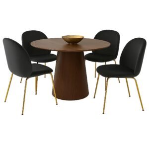 Juego de Comedor Padar con Sillas Treviso Velvet