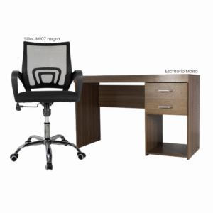 Combo Silla JM107 + escritorio malta - Home Office- Estudiante - oficina