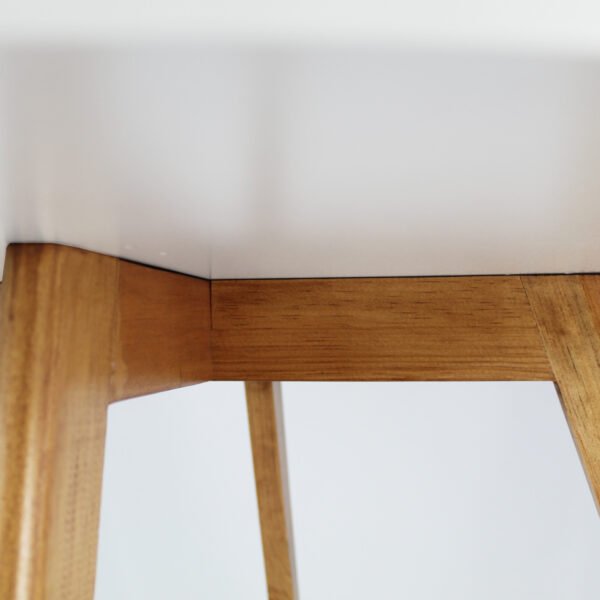 MESA FRANKFURT 100 BLANCO DETALLE3 MESA Comedor FRANKFURT 100 - OM Mobiliario