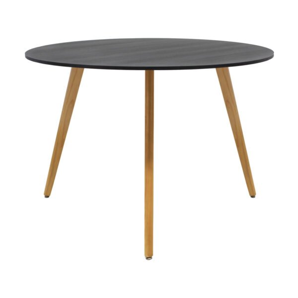 MESA FRANKFURT 100 NEGRO PERSPECTIVA MESA Comedor FRANKFURT 100 - OM Mobiliario