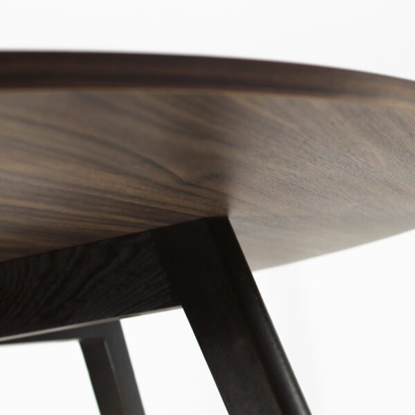 MESA FRANKFURT CIRCULAR 100 NOGAL DETALLE1 MESA Comedor FRANKFURT 100 - OM Mobiliario