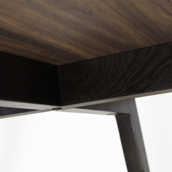 MESA FRANKFURT CIRCULAR 100 NOGAL DETALLE2 MESA Comedor FRANKFURT 100 - OM Mobiliario