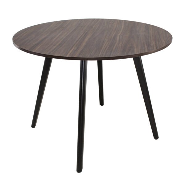 MESA FRANKFURT CIRCULAR 100 NOGAL PERSPECTIVA MESA Comedor FRANKFURT 100 - OM Mobiliario