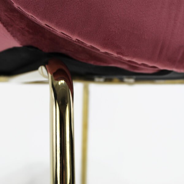 Silla de comedor tela tipo terciopelo - OM Mobiliario