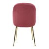 Silla de comedor tela tipo terciopelo - OM Mobiliario
