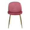 Silla de comedor tela tipo terciopelo - OM Mobiliario