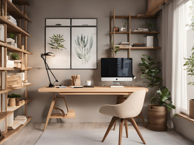 Cómo decorar tu oficina en casa con poco presupuesto (10 ideas fáciles)