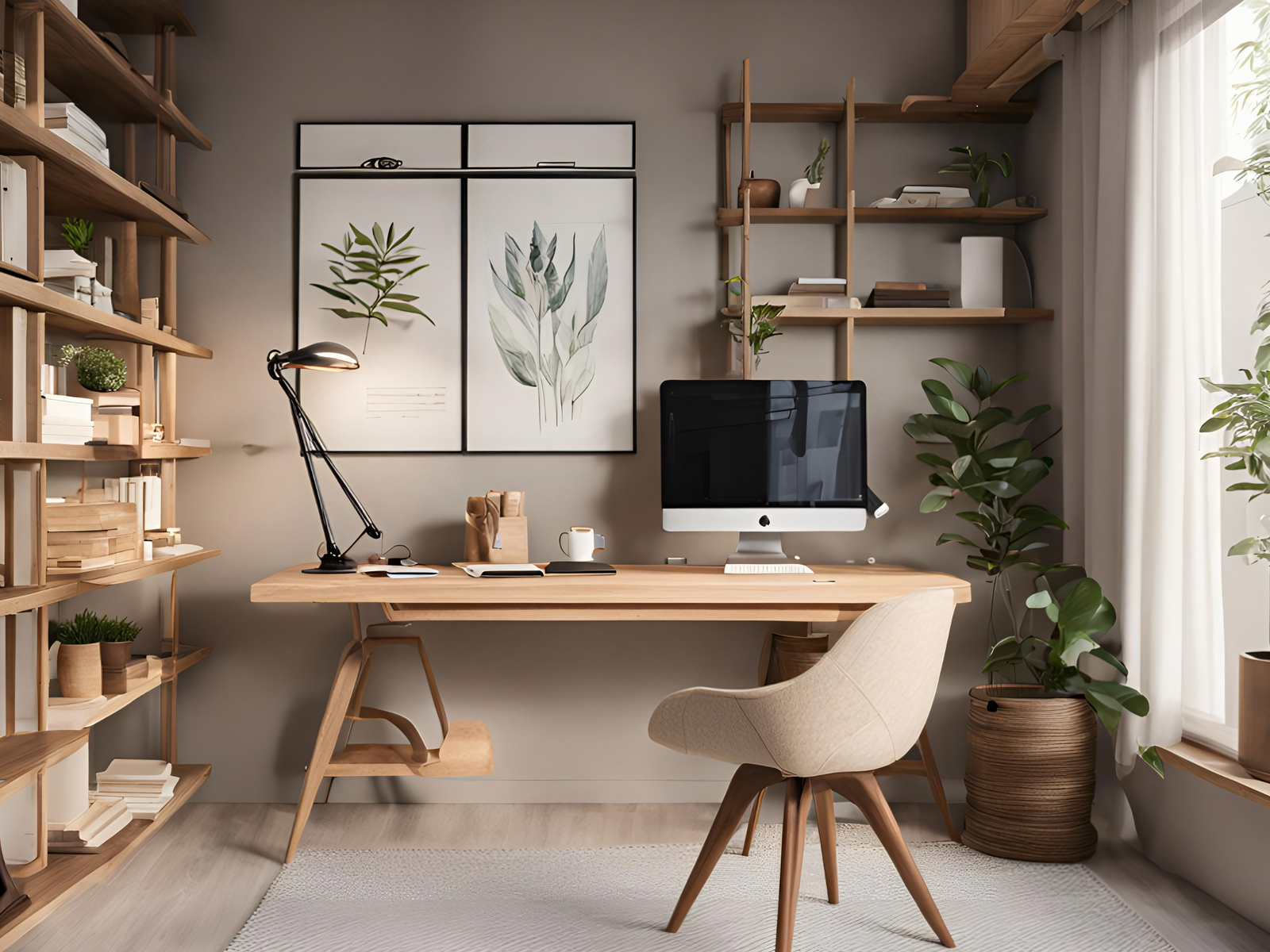 Cómo decorar tu oficina en casa con poco presupuesto (10 ideas fáciles)